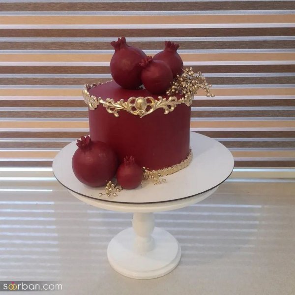  کیک شب یلدا برای عروس و داماد