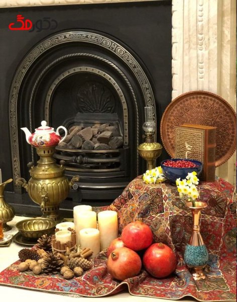  200 عکس شب یلدا تو خونه