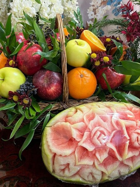  120 عکس شب یلدا تزیین میوه