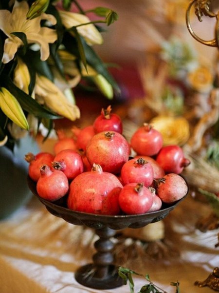  120 عکس شب یلدا تزیین میوه