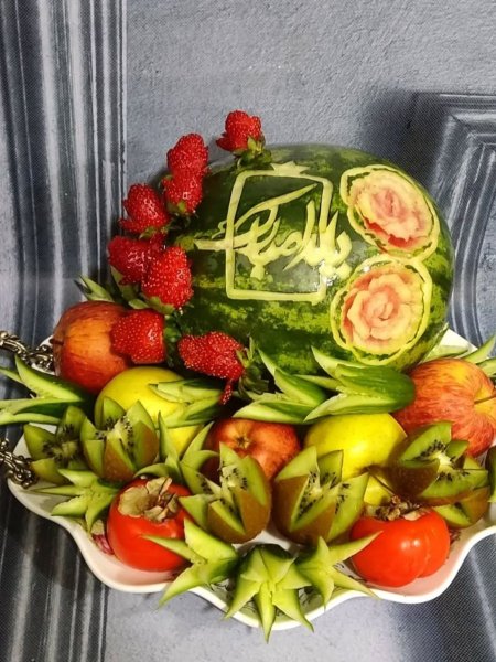  120 عکس شب یلدا تزیین میوه