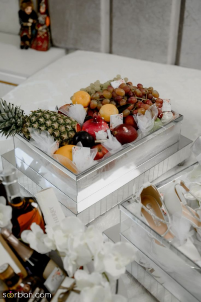  تزیین میوه شب یلدا برای عروس