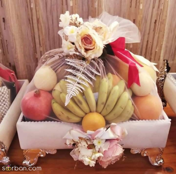  تزیین میوه شب یلدا برای عروس