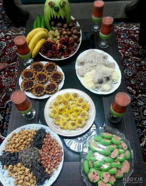  تزیین میوه برای شب یلدا