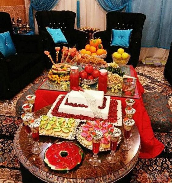  تزیین میوه برای شب یلدا