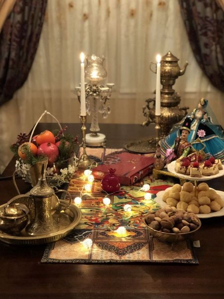 عکس سفره شب یلدا جدید