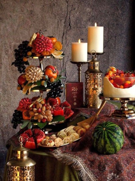  عکس سفره شب یلدا جدید