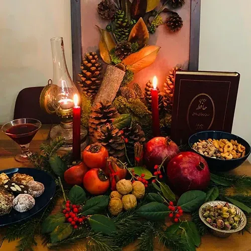  سفره شب یلدا باکلاس