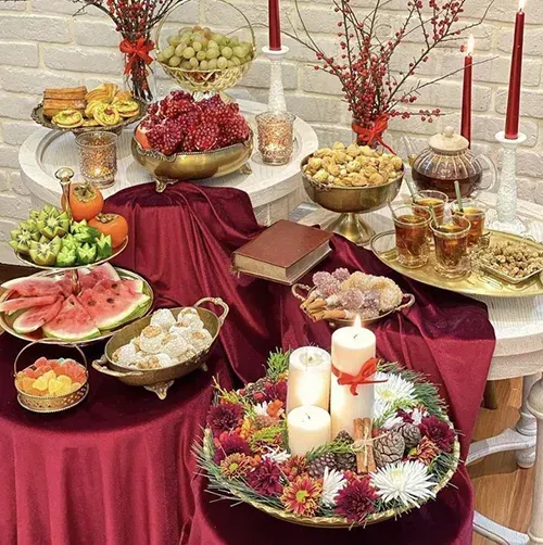  سفره شب یلدا باکلاس