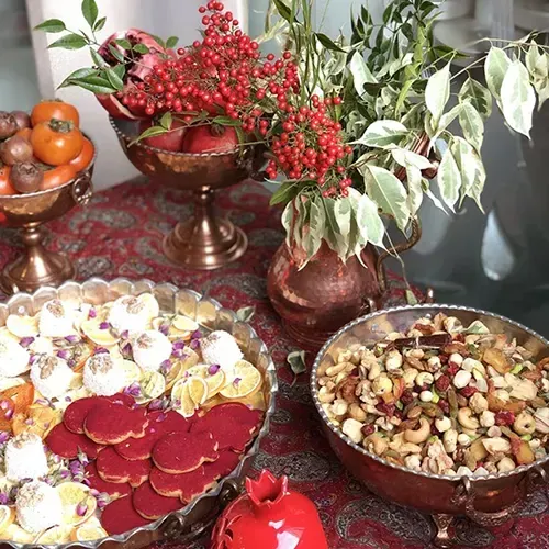  سفره شب یلدا باکلاس