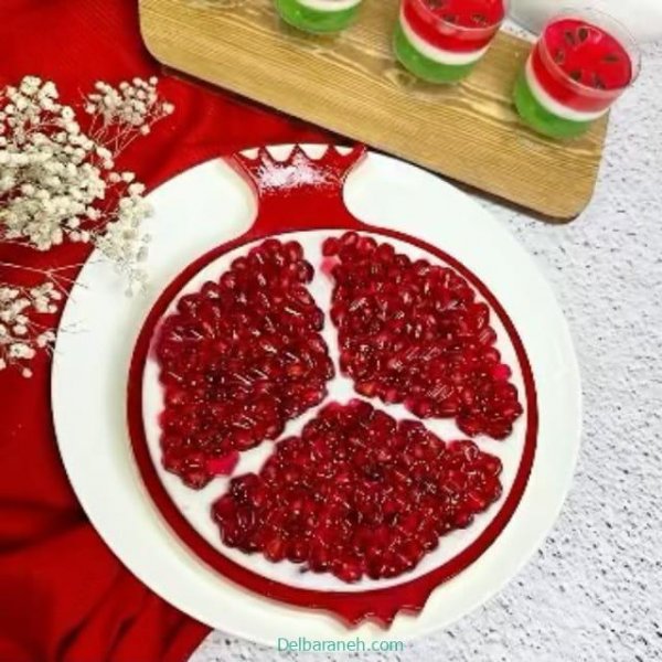  عکس ژله شب یلدا آسان