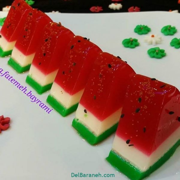  عکس ژله شب یلدا آسان