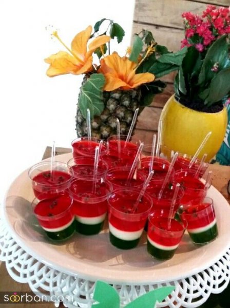  عکس ژله شب یلدا برای عروس