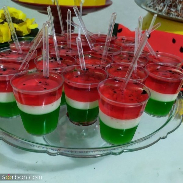  عکس ژله شب یلدا برای عروس