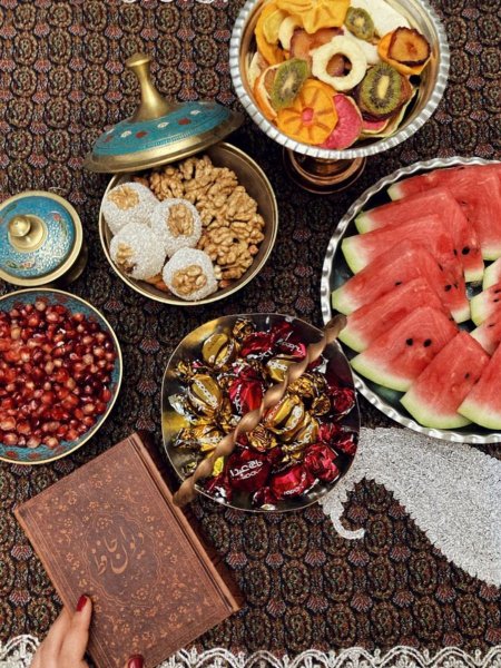  عکس چیدن شب یلدا