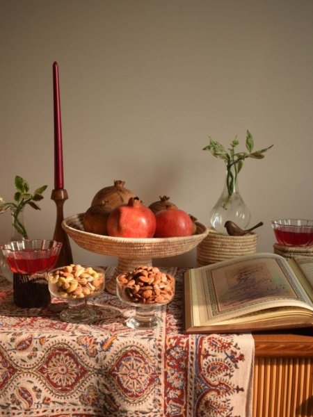 تزیین شب یلدا برای مدرسه