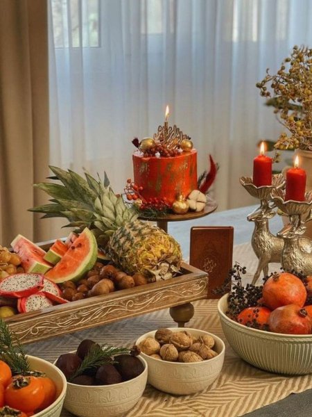 تزیین شب یلدا برای مدرسه