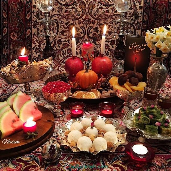  عکس چیزهای شب یلدا