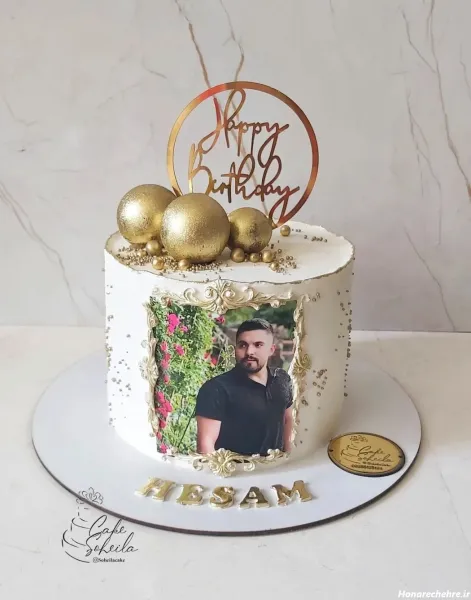  کیک تولد با عکس چهره