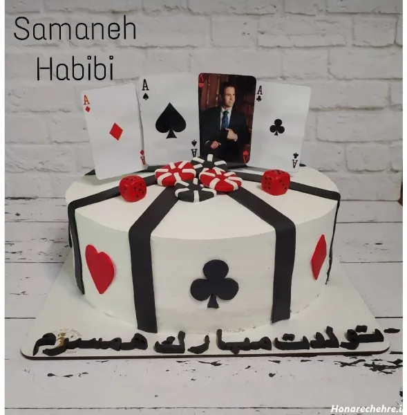  کیک تولد با عکس چهره