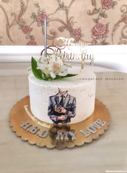  کیک تولد با عکس چهره