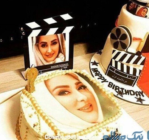  کیک تولد با عکس چهره