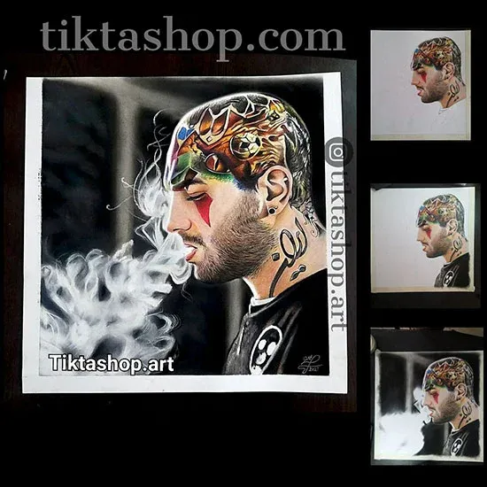 عکس چهره برای طراحی با مداد