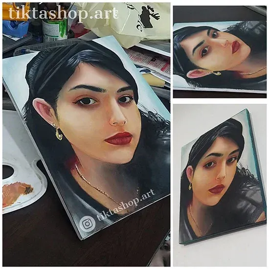 عکس چهره برای طراحی با مداد