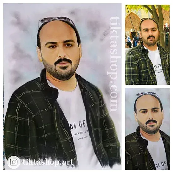 عکس چهره برای طراحی با مداد