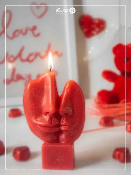 ایده عکس ولنتاین دونفره در خانه