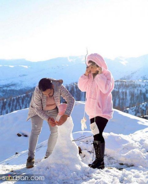  ایده عکس ولنتاین در برف