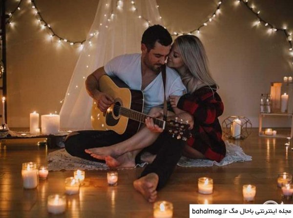  ژست عکس ولنتاین دخترانه