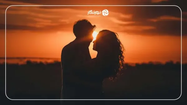 ایده عکس ولنتاین در برف