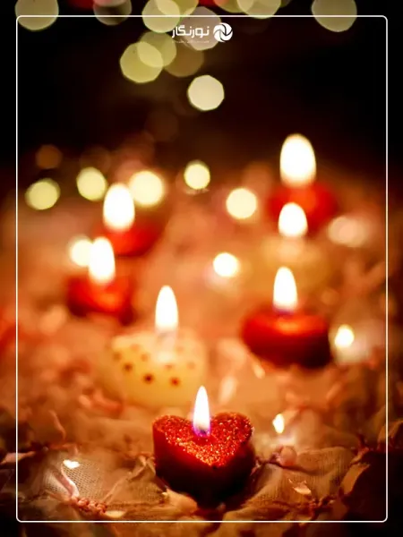 ایده عکس ولنتاین در برف