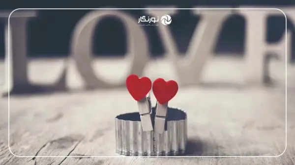 ایده عکس ولنتاین در برف