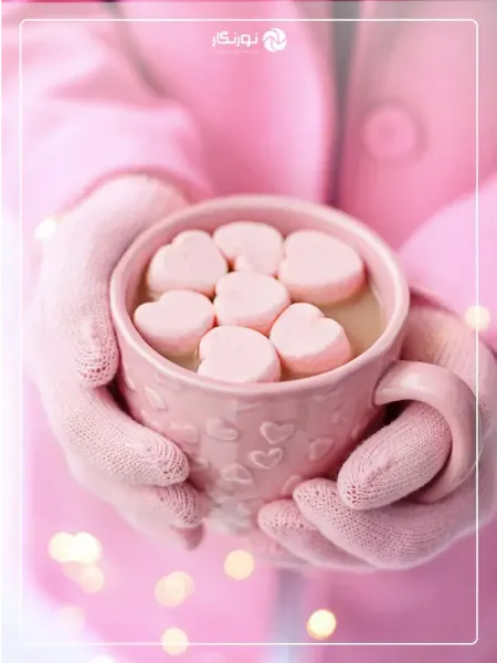 ایده عکس ولنتاین در برف