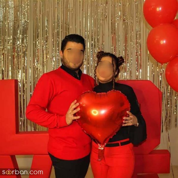  85 ژست عکس ولنتاین