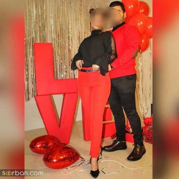  85 ژست عکس ولنتاین