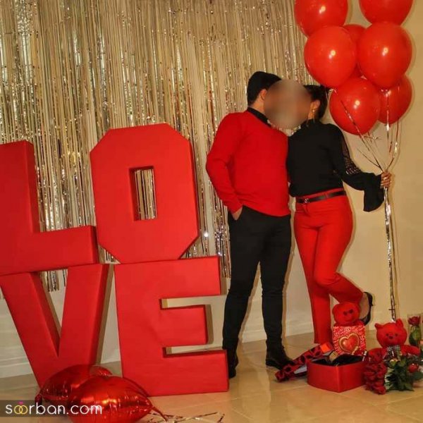  85 ژست عکس ولنتاین