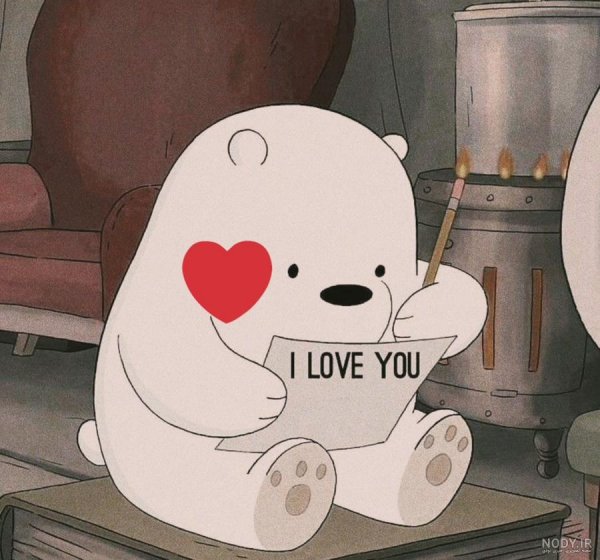 عکس دختر با خرس عروسکی برای پروفایل