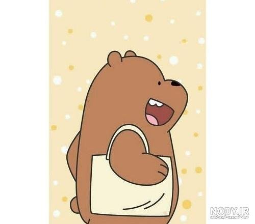 عکس دختر با خرس عروسکی برای پروفایل