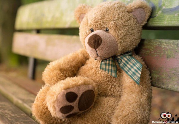  عکس دختر با خرس عروسکی برای پروفایل