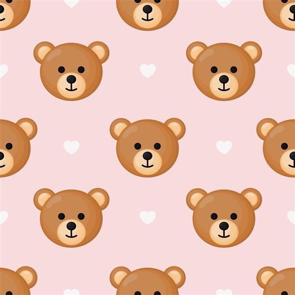  عکس خرس کارتونی عاشقانه