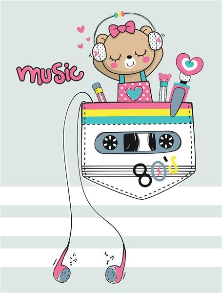  عکس خرس کارتونی عاشقانه