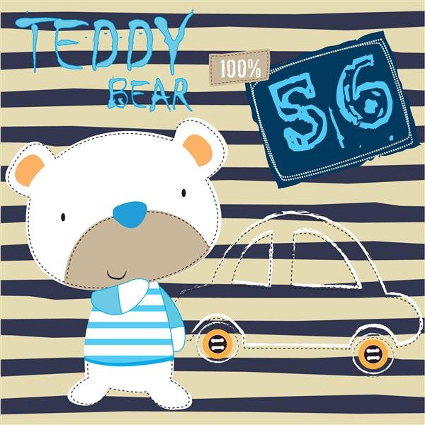  عکس خرس کارتونی عاشقانه