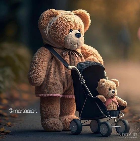 عکس خرس عروسکی عاشقانه