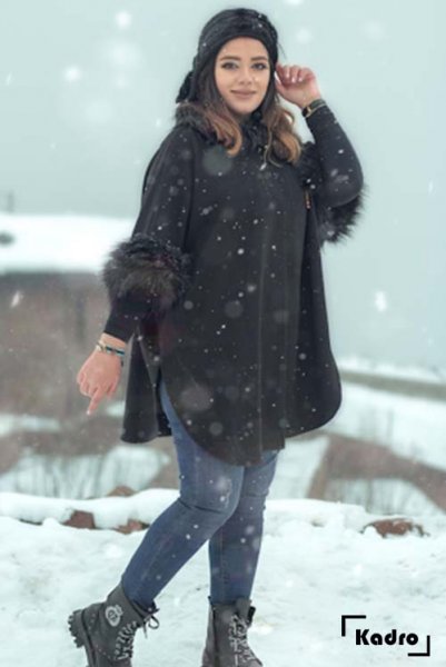  ژست عکاسی در برف دخترانه