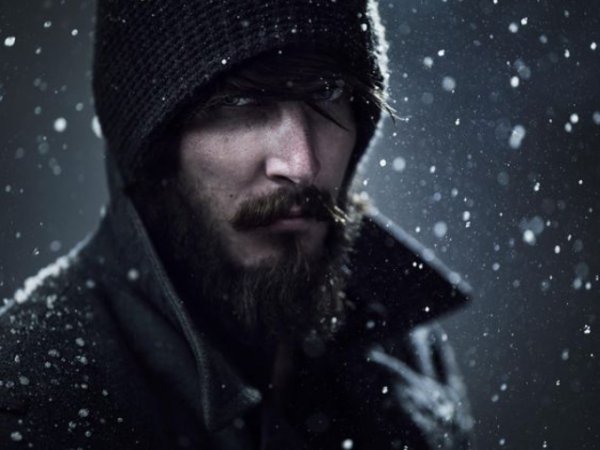  ژست عکاسی در برف پسرانه