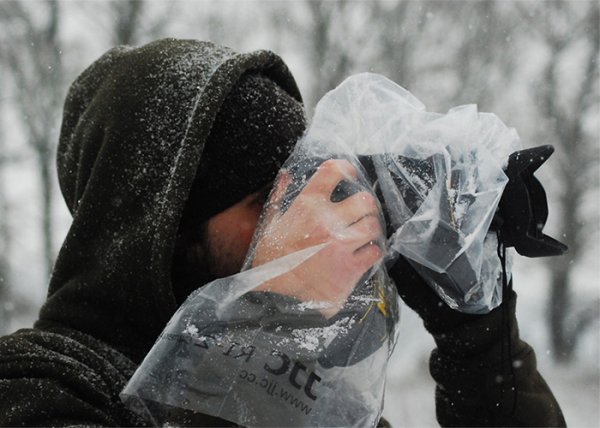  ژست عکس برفی بچه گانه