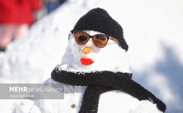  عکس آدم برفی واقعی زیبا